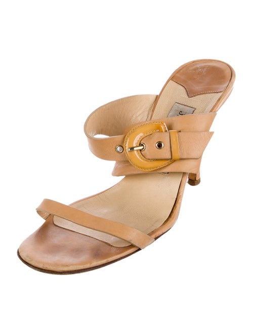 Jimmy Choo Leather Slides