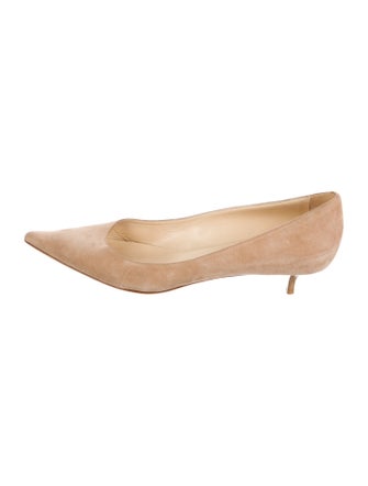 Jimmy Choo Suede Ballet Flats