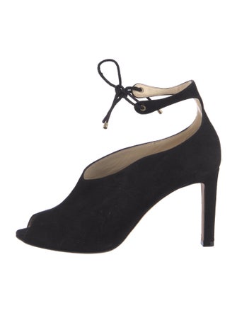 Jimmy Choo Suede D'Orsay Pumps