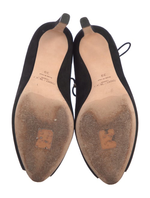 Jimmy Choo Suede D'Orsay Pumps