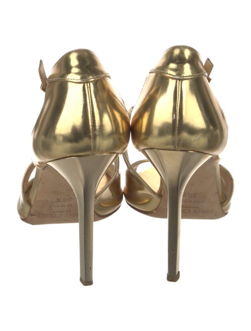 Jimmy Choo Leather T-Strap Pumps