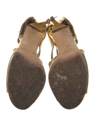 Jimmy Choo Leather T-Strap Pumps