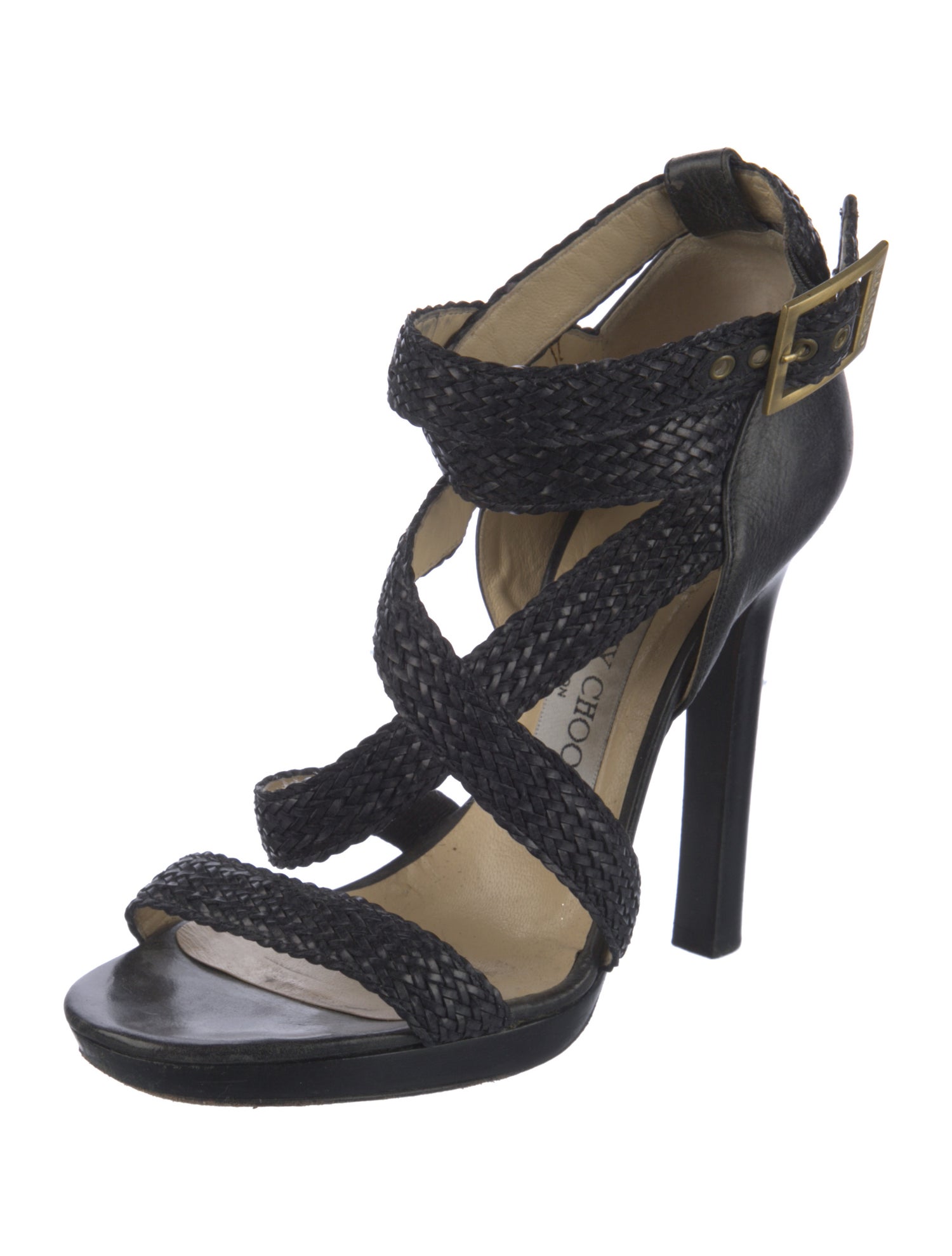 Jimmy Choo Leather Animal Print Pumps