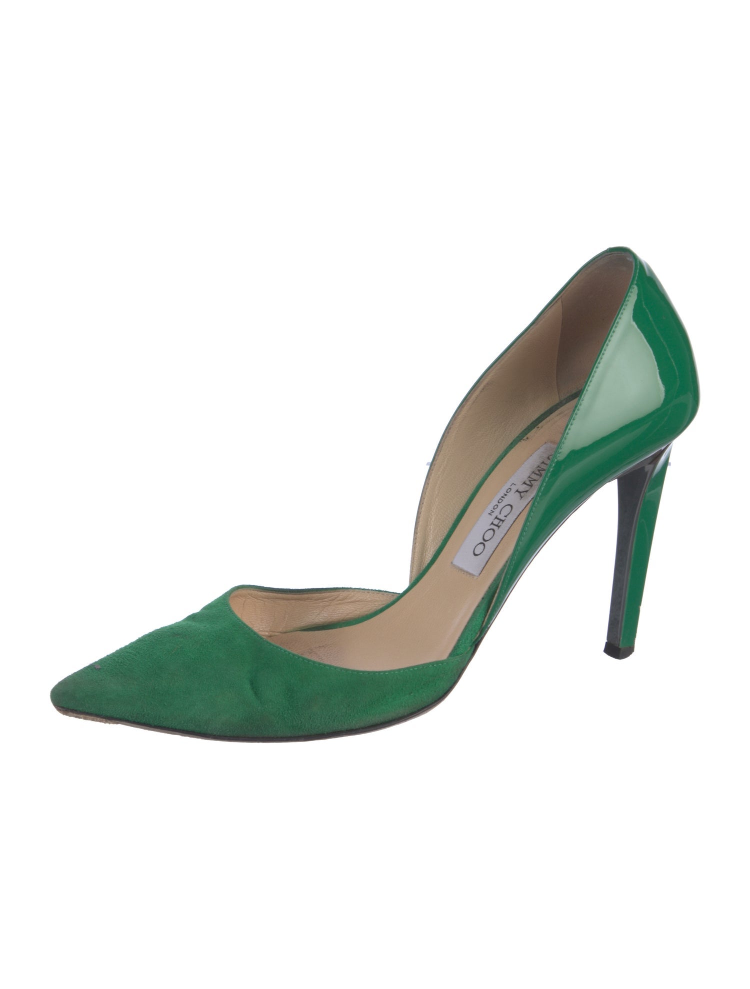 Jimmy Choo Suede D'Orsay Pumps