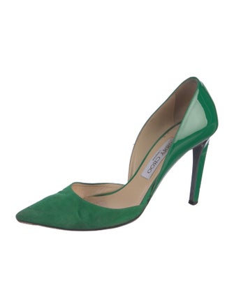 Jimmy Choo Suede D'Orsay Pumps