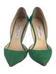 Jimmy Choo Suede D'Orsay Pumps