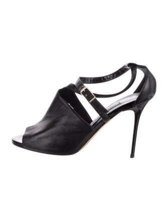 Jimmy Choo Leather T-Strap Pumps