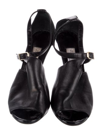 Jimmy Choo Leather T-Strap Pumps