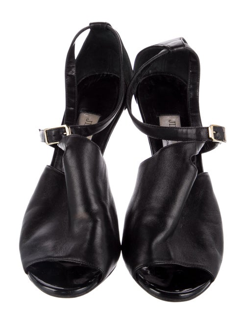 Jimmy Choo Leather T-Strap Pumps