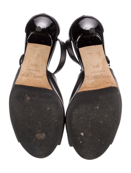 Jimmy Choo Leather T-Strap Pumps