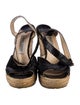 Jimmy Choo Embossed Leather Espadrilles
