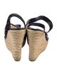 Jimmy Choo Embossed Leather Espadrilles