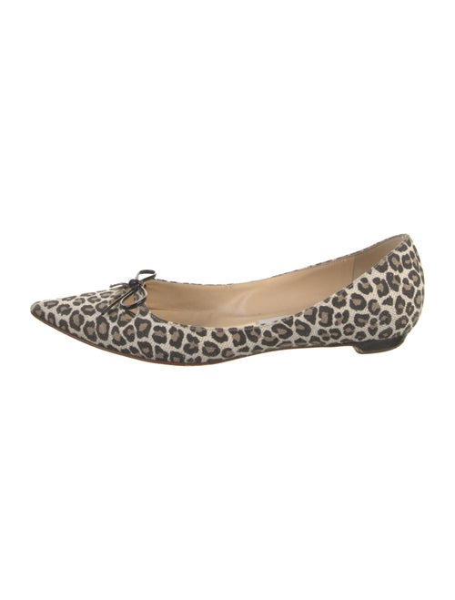 Jimmy Choo Ponyhair Animal Print Ballet Flats
