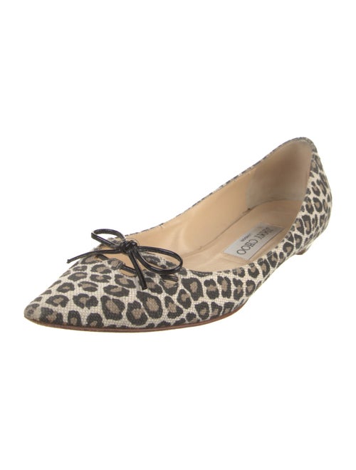 Jimmy Choo Ponyhair Animal Print Ballet Flats