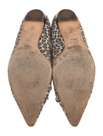 Jimmy Choo Ponyhair Animal Print Ballet Flats