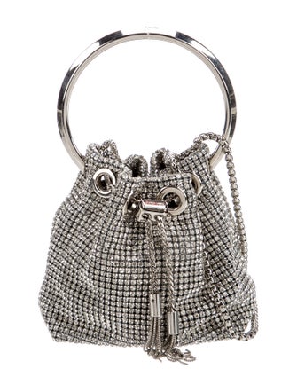 Jimmy Choo Crystal Top Handle Bag