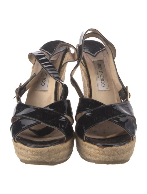 Jimmy Choo PALLIS Patent Leather Espadrilles