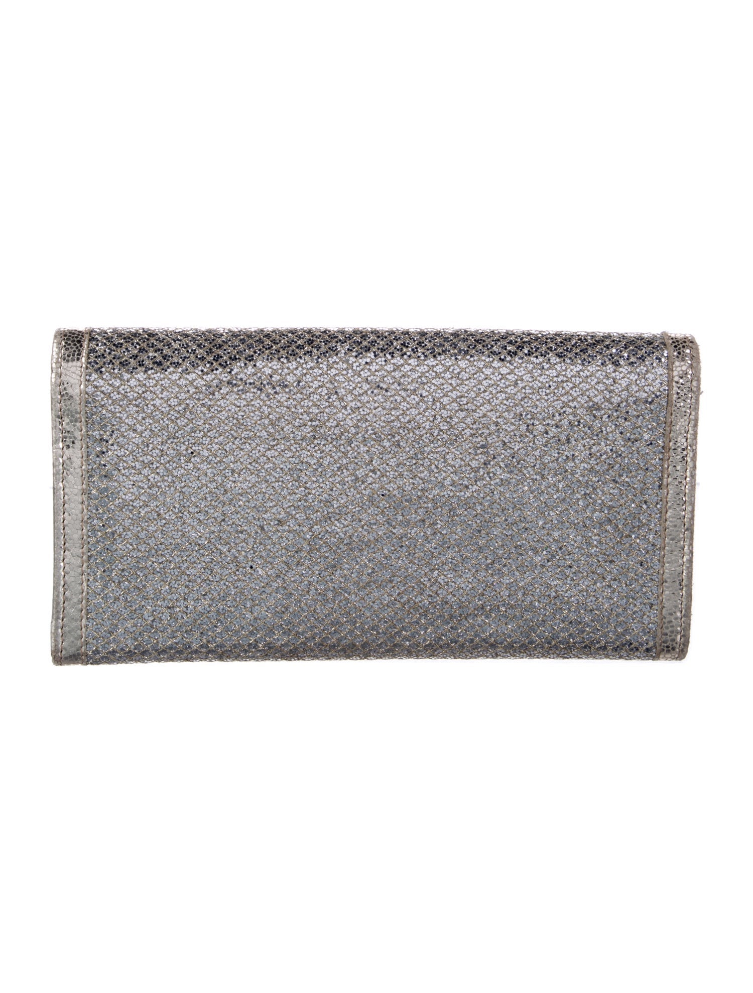 Jimmy Choo Leather Printed Continental Wallet