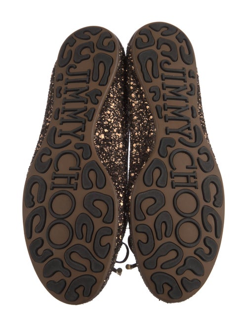 Jimmy Choo Glitter Glitter Accents Ballet Flats