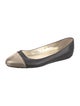 Jimmy Choo Leather Studded Accents Ballet Flats