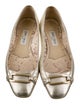 Jimmy Choo Leather Ballet Flats