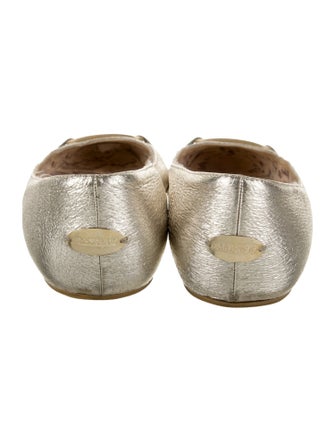 Jimmy Choo Leather Ballet Flats