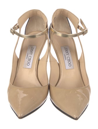Jimmy Choo Patent Leather Slingback Pumps