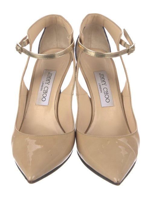Jimmy Choo Patent Leather Slingback Pumps