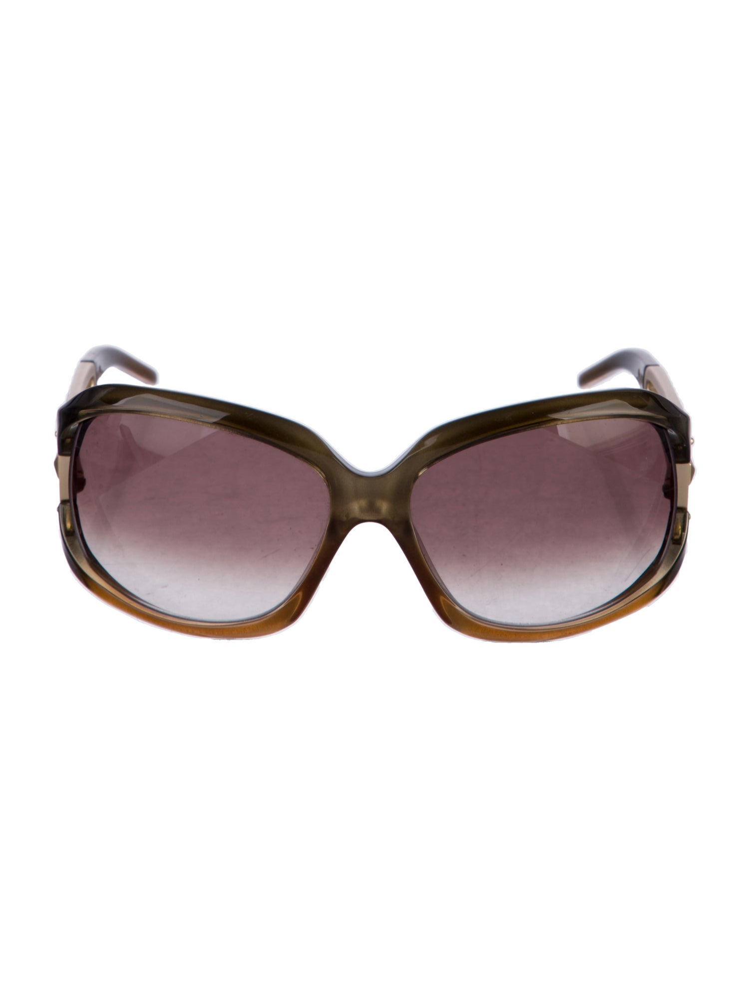 Jimmy Choo Oversize Gradient Sunglasses