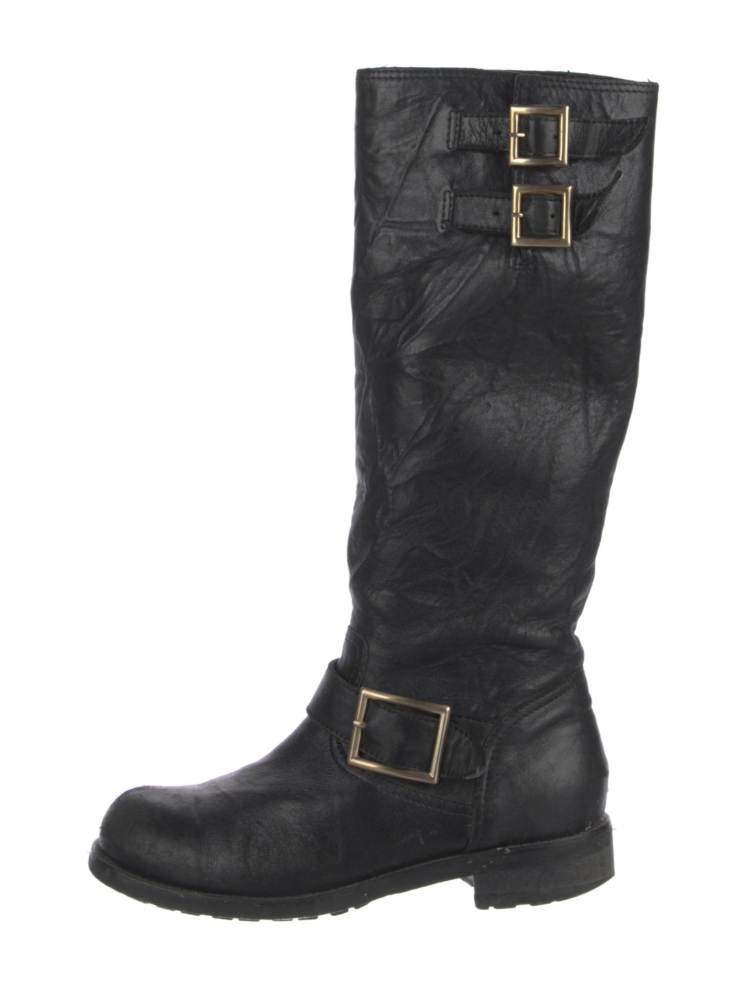 Jimmy Choo Leather Riding Boots
