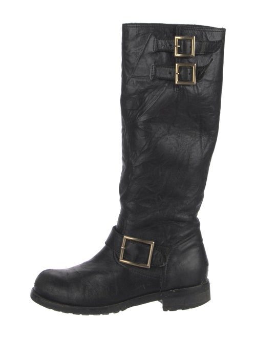 Jimmy Choo Leather Riding Boots