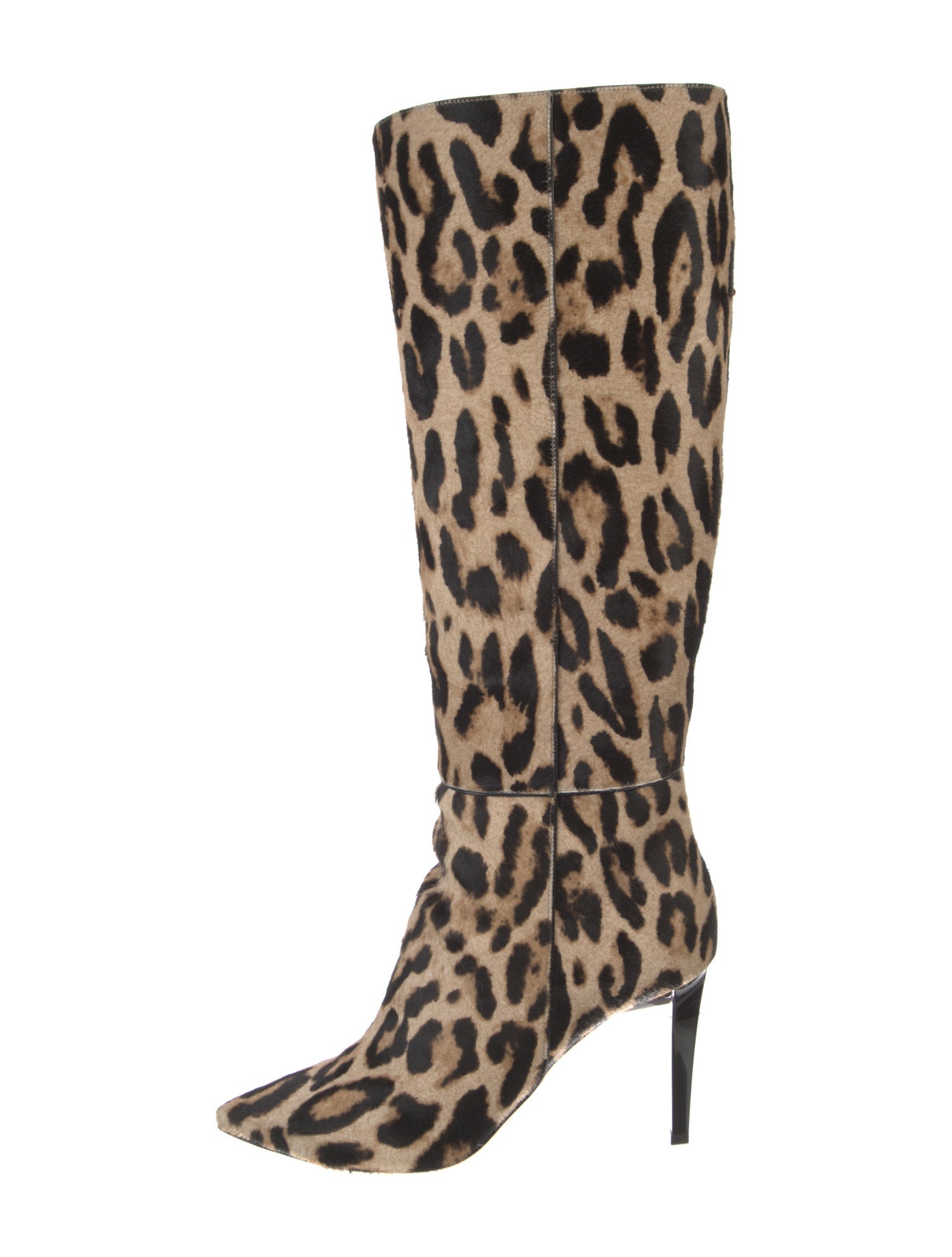 Jimmy Choo Ponyhair Animal Print Boots