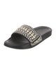 Jimmy Choo Leather Studded Accents Slides