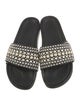 Jimmy Choo Leather Studded Accents Slides