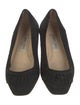 Jimmy Choo Suede Fringe Trim Accent Ballet Flats