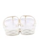 Jimmy Choo Diamond Rubber Flip Flops