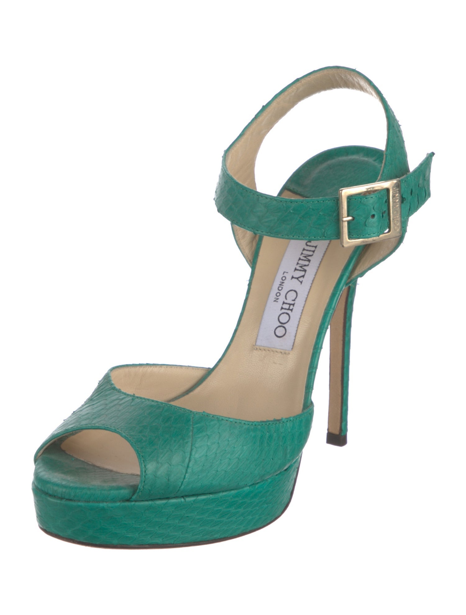 Jimmy Choo Snakeskin Sandals