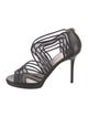 Jimmy Choo Leather Mesh Accents Pumps