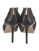 Jimmy Choo Leather Mesh Accents Pumps