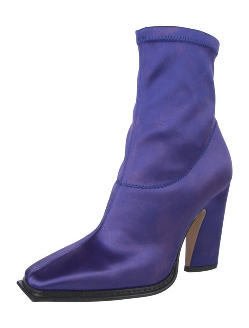 Jimmy Choo Satin Sock Boots