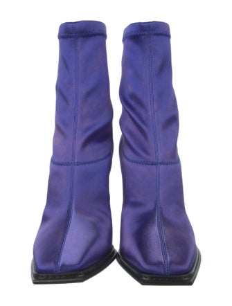 Jimmy Choo Satin Sock Boots