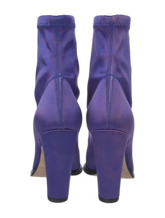 Jimmy Choo Satin Sock Boots