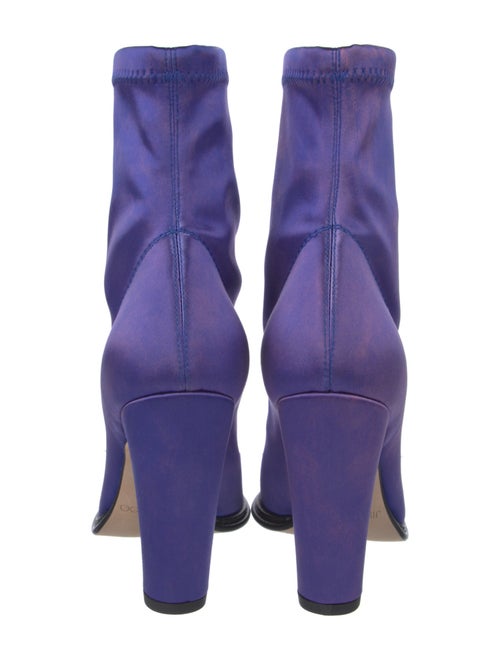 Jimmy Choo Satin Sock Boots