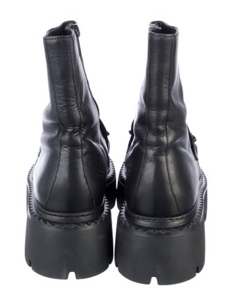 Jimmy Choo Bryer Leather Combat Boots