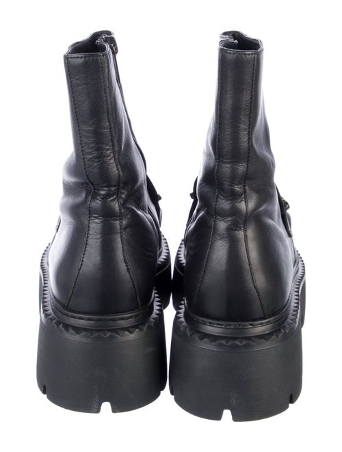 Jimmy Choo Bryer Leather Combat Boots