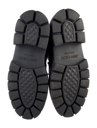 Jimmy Choo Bryer Leather Combat Boots