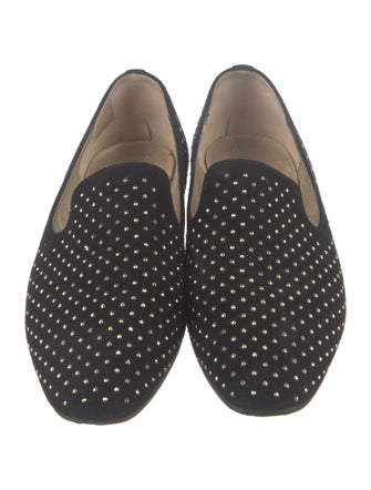 Jimmy Choo Suede Printed Loafers