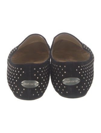 Jimmy Choo Suede Printed Loafers