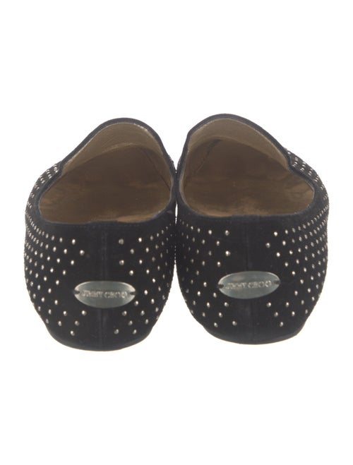 Jimmy Choo Suede Printed Loafers