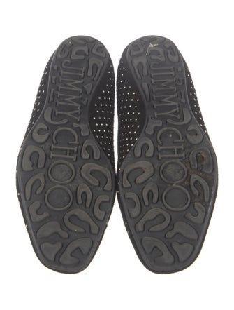 Jimmy Choo Suede Printed Loafers